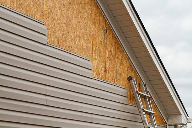 Professional Siding Repair technician working in Peachland, NC